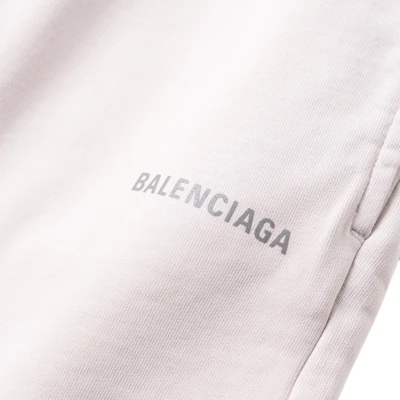 Balenciaga Gradient Mid-Waist Loose Casual Shorts Men’s White 676137-TQVM9-9016 2