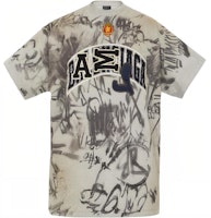 Balenciaga Graffiti Print Logo Patch Crewneck T-Shirt SS23 Grey Tee. 739028TOVA71300 Balenciaga Graffiti Print Logo Patch Crewneck T-Shirt SS23 Grey Tee. 739028TOVA71300