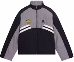 Balenciaga Gray Zip-Up Jacket with Logo Print Long Sleeves 675462-TKO48-1000 Balenciaga Gray Zip-Up Jacket with Logo Print Long Sleeves 675462-TKO48-1000
