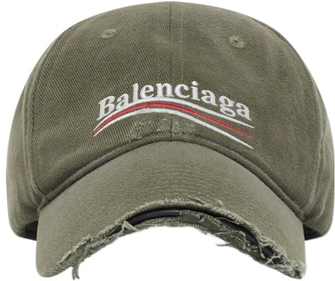 Balenciaga Green Cotton Curved Brim Cap Unisex Couples Style. 673320410B20297 Buy Balenciaga Green Cotton Curved Brim Cap Unisex Couples Style. 673320410B20297