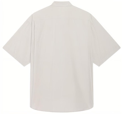 巴黎世家灰色宽松版棉质短袖标志印花衬衫 664627TKM102967 Lookbook 巴黎世家灰色宽松版棉质短袖标志印花衬衫 664627TKM102967