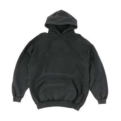 Balenciaga Grey Pullover Hoodie Regular Fit Long Sleeve 578135THV861140
