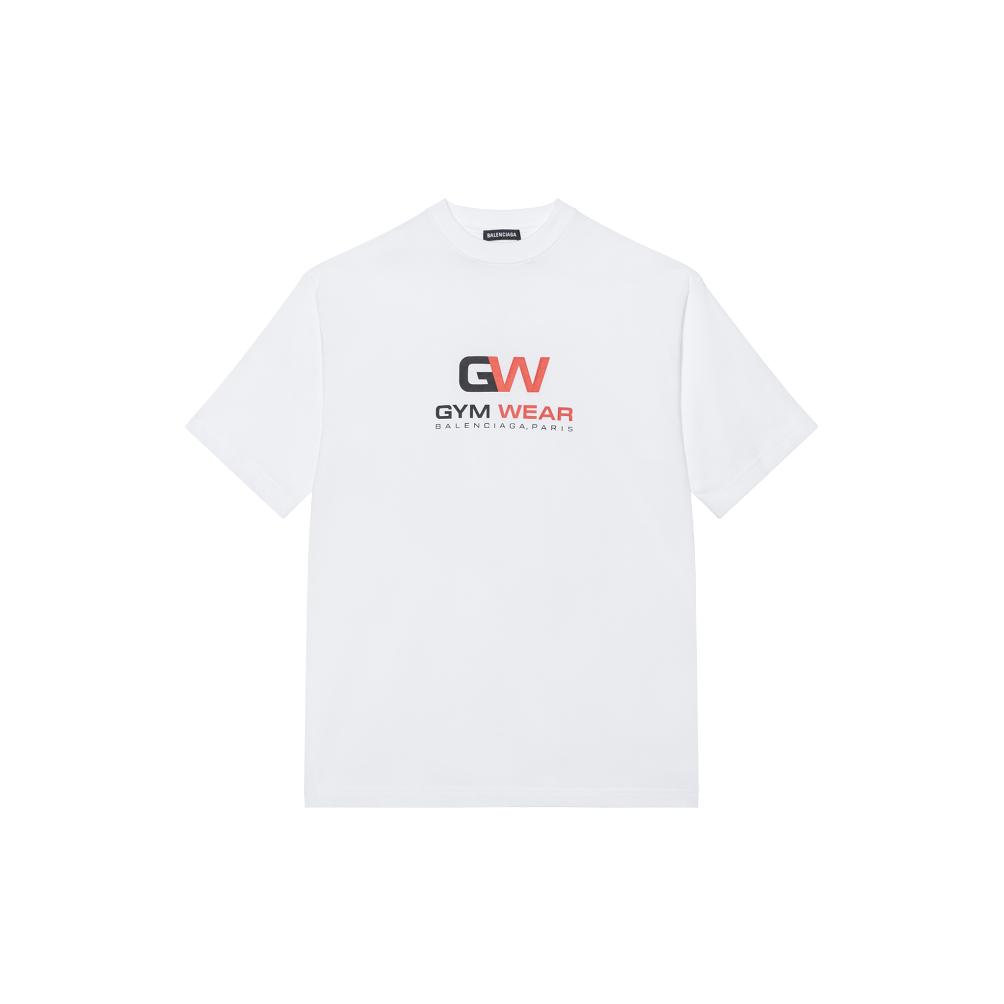 Balenciaga Gym Wear Loose-Fit White T-Shirt 620969TIVD59000 圖 2