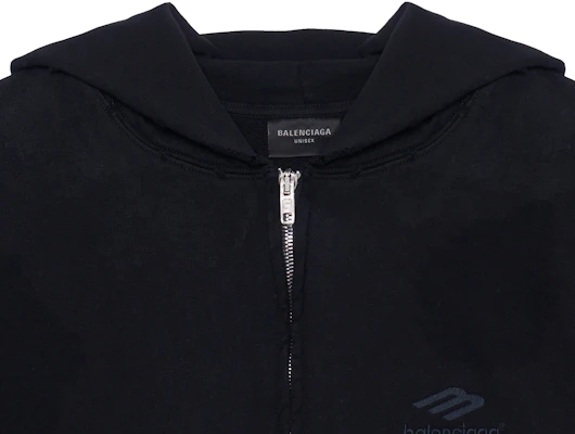 Balenciaga 重金屬FW23圖案印花修身版男女連帽衫黑色 744454TOVD81055 Details for Balenciaga 重金屬FW23圖案印花修身版男女連帽衫黑色 744454TOVD81055