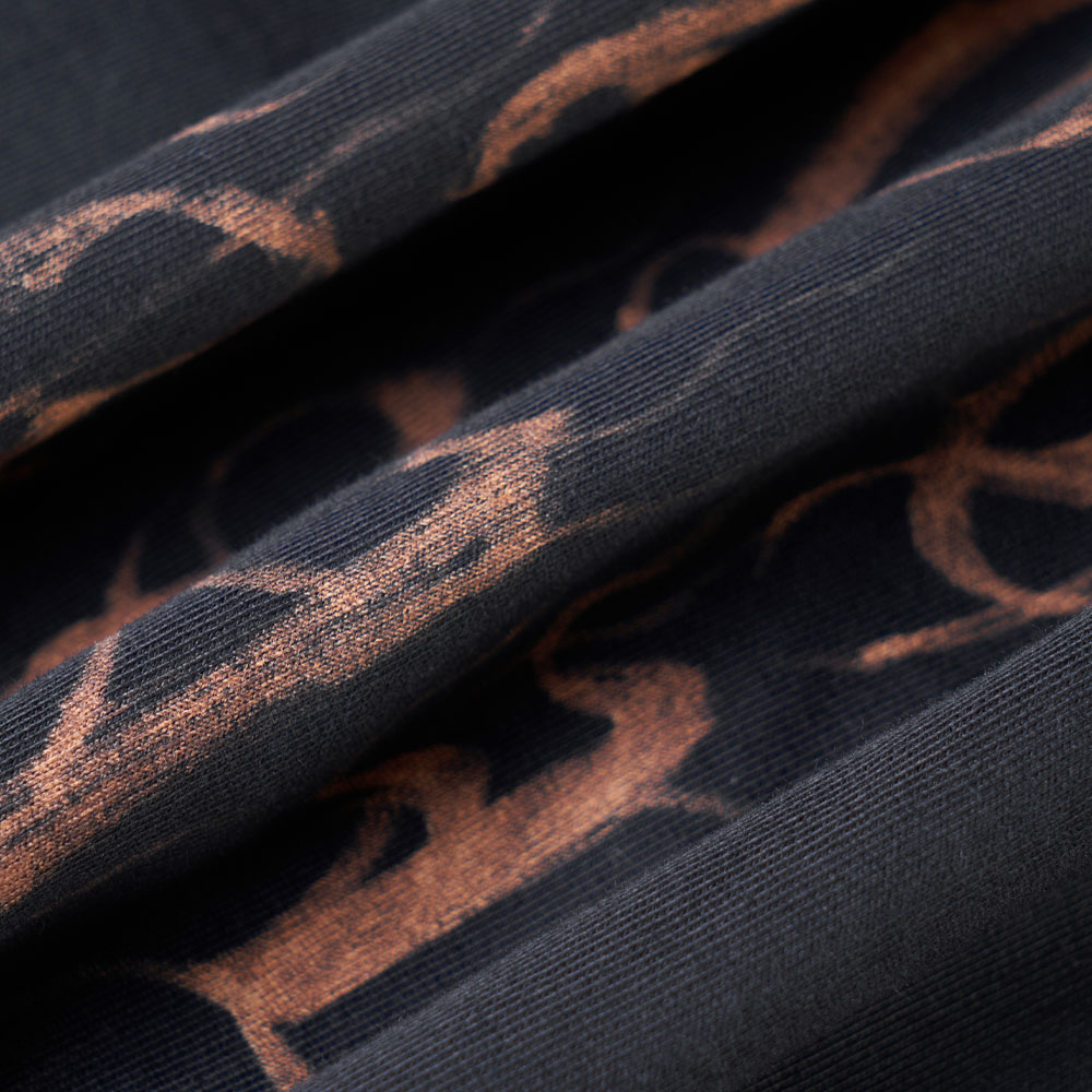 Sizing 巴黎世家重金属FW23图案印花修身男女连帽卫衣黑色 744454TOVD81055