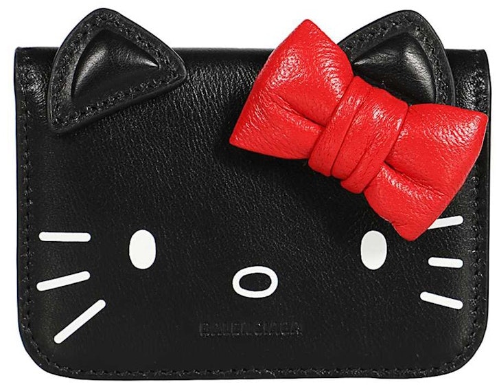 balenciaga-hello-kitty-wallet-mini-black