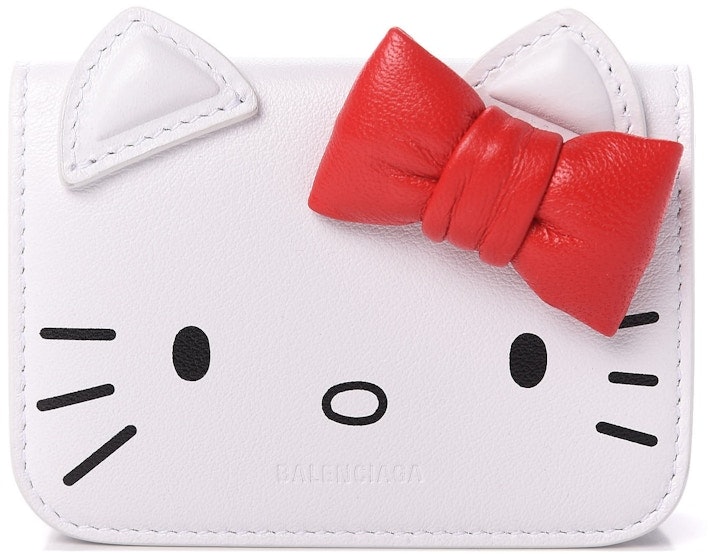 balenciaga-hello-kitty-wallet-mini-white