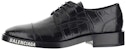 Balenciaga Herre Derby Kasut Rata 'Hitam' 590716WBBV41090