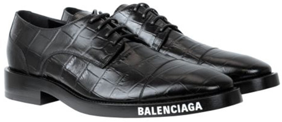 Balenciaga Herre Derby Flat Shoes 'Black' 590716WBBV41090 Order Balenciaga Herre Derby Flat Shoes 'Black' 590716WBBV41090