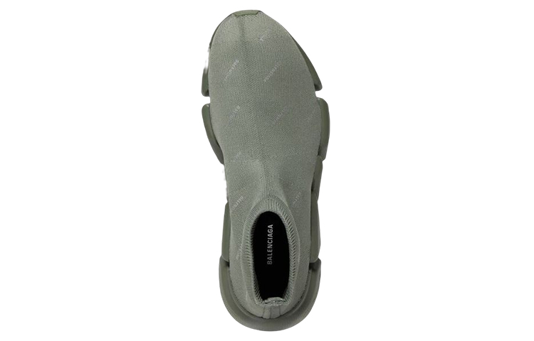 Details for Balenciaga High-Top Slip-On ''Verde Scuro'' 617239W2DF23390