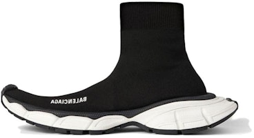 Balenciaga High-Top Sock-Like Platform 'Black Lifestyle' 758483W2DG11090 Balenciaga High-Top Sock-Like Platform 'Black Lifestyle' 758483W2DG11090