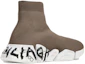Lookbook Balenciaga High-Top Sock Sneaker ''Braun'' 617239W2DD42011