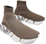 Shop Balenciaga High-Top Sock Sneaker ''Braun'' 617239W2DD42011