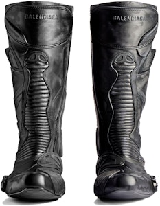 발렌시아가 블랙 레더 하이탑 스니커즈 762100WB6A21000 Shop 발렌시아가 블랙 레더 하이탑 스니커즈 762100WB6A21000