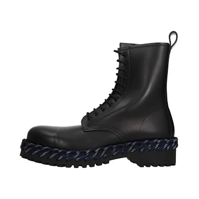 Balenciaga High-Top Sneaker Boots 'Black Leather'