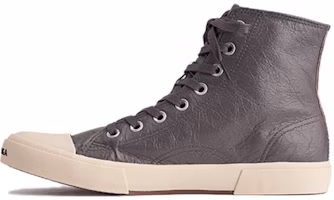 Balenciaga Paris High Top Sneakers 'Brown Leather and White Rubber' 688752W3RCA1890 Balenciaga Paris High Top Sneakers 'Brown Leather and White Rubber' 688752W3RCA1890
