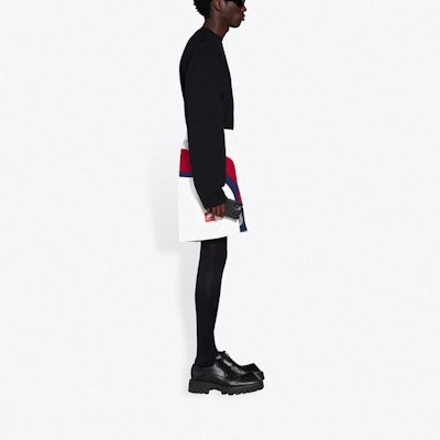Balenciaga Hockey Shorts 'White/Red/Ink' Purchase Balenciaga Hockey Shorts 'White/Red/Ink'