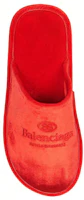 Purchase Balenciaga Home Embroidered Velvet Red Slippers 617603W2BS16501