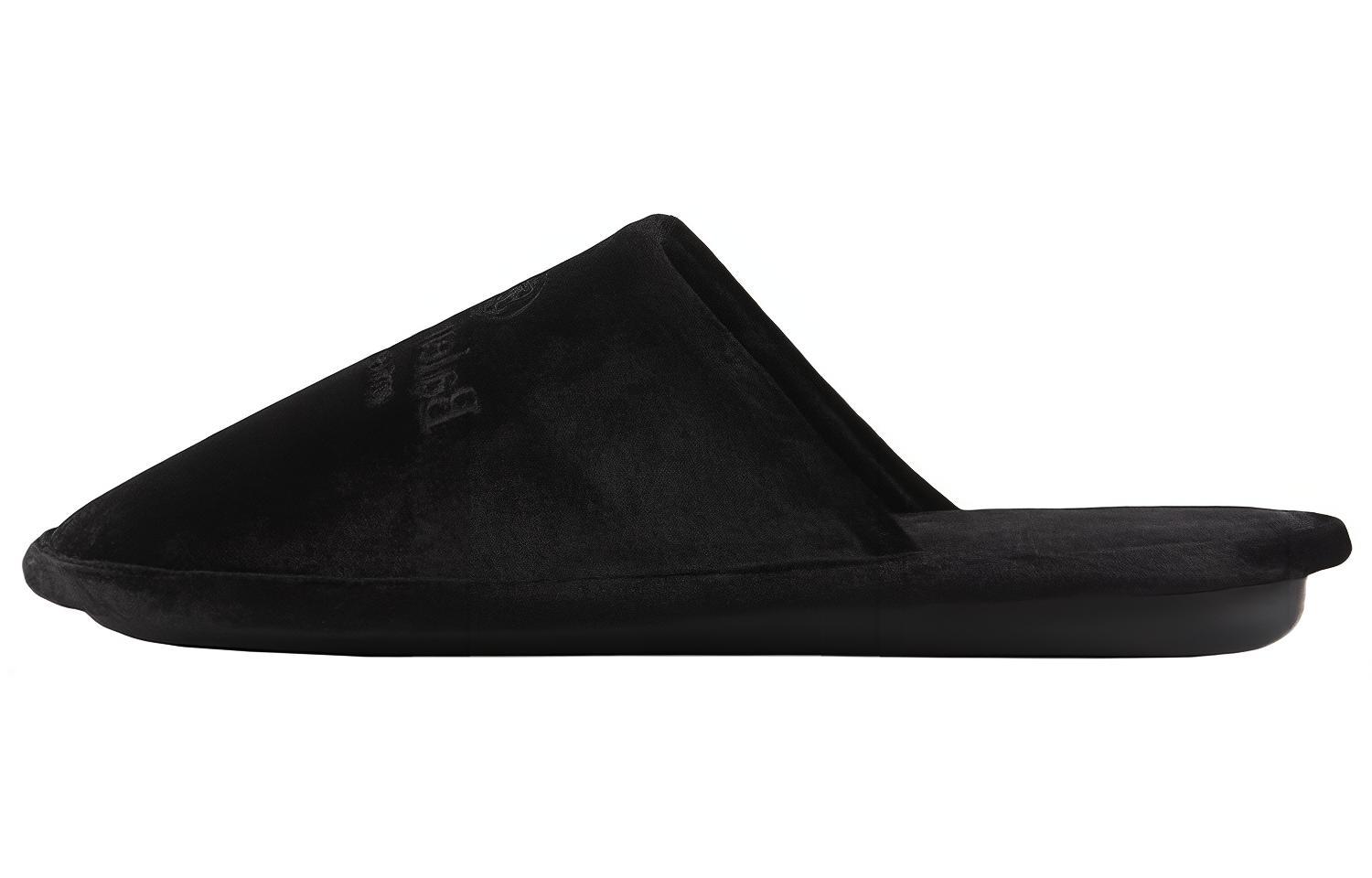 Balenciaga Home Embroidery Sandals Black 617603W2BS11000