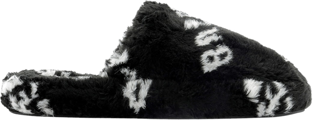 Balenciaga Home Slides 'Fur - Black' 624515-W2B40-1090 Buy Balenciaga Home Slides 'Fur - Black' 624515-W2B40-1090