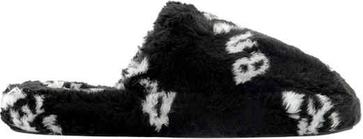 Balenciaga Home Slides 'Fur - Black' 624515-W2B40-1090 Balenciaga Home Slides 'Fur - Black' 624515-W2B40-1090
