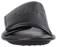 Lookbook Sandal Rumah Kulit Hitam Balenciaga Home Size Kecil 615770WBAT11169