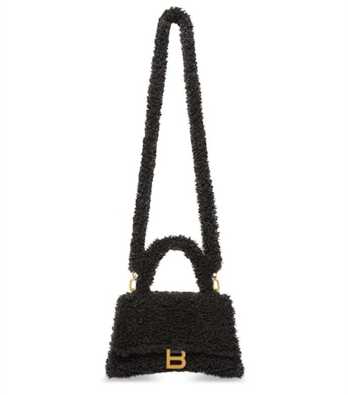 balenciaga-hourglass-furry-shopper-small-black