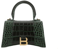 Balenciaga Hourglass Handbag Bottle Green Balenciaga Hourglass Handbag Bottle Green