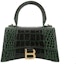 Buy Balenciaga Hourglass Handbag Bottle Green