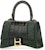 Balenciaga Hourglass Handbag Bottle Green