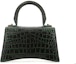 Lookbook Balenciaga Hourglass Handbag Bottle Green