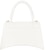 Balenciaga Hourglass Handbag Crocodile Embossed White/Gold-tone