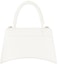 Lookbook Balenciaga Hourglass Handbag Crocodile Embossed White/Gold-tone
