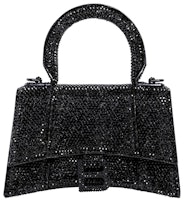 Balenciaga Hourglass Handbag XS Rhinestone Black Balenciaga Hourglass Handbag XS Rhinestone Black
