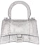 Buy Balenciaga Hourglass Handbag XS Rhinestone Grey
