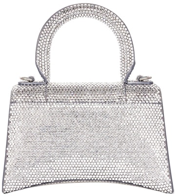 Balenciaga Hourglass Handbag XS Rhinestone Grey Order Balenciaga Hourglass Handbag XS Rhinestone Grey