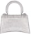Balenciaga Hourglass Handbag XS Rhinestone Grey