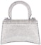 Order Balenciaga Hourglass Handbag XS Rhinestone Grey