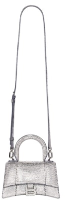 Balenciaga Hourglass Handbag XS Rhinestone Grey Lookbook Balenciaga Hourglass Handbag XS Rhinestone Grey