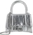 Balenciaga Hourglass Mini Bag With Chain Silver