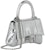 Balenciaga Hourglass Mini Bag With Chain Silver