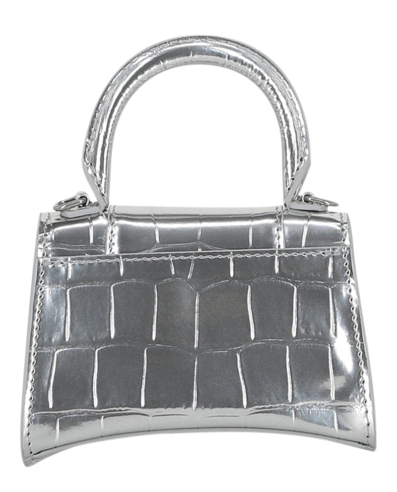 Purchase 巴黎世家銀色鏈條款微型沙漏包袋