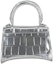 Purchase Balenciaga Hourglass Mini Bag With Chain Silver