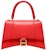 Balenciaga Hourglass Small Top Handle Bag Red