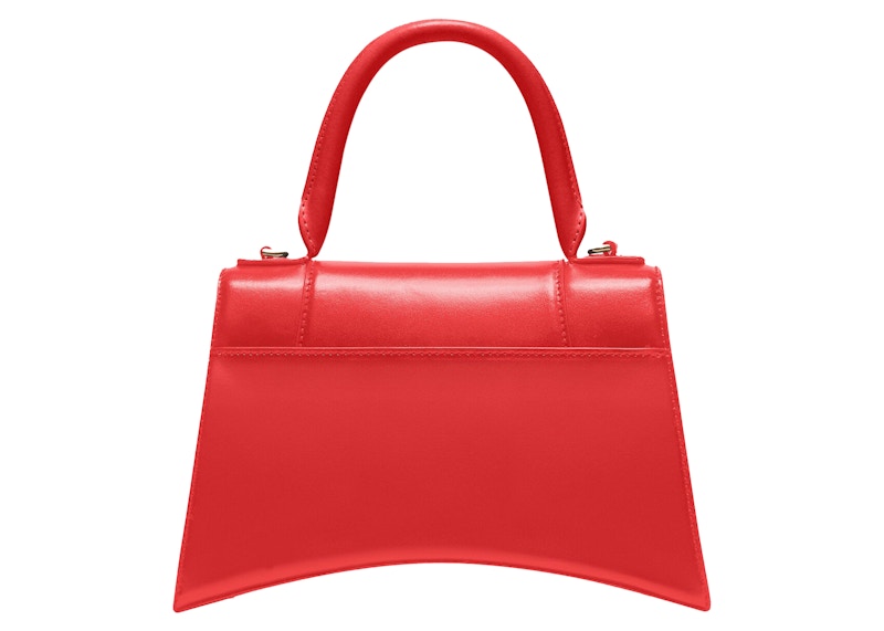 Order バレンシアガ・アワーグラス・スモール・トップハンドルバッグ・レッド