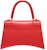 Balenciaga Hourglass Small Top Handle Bag Red