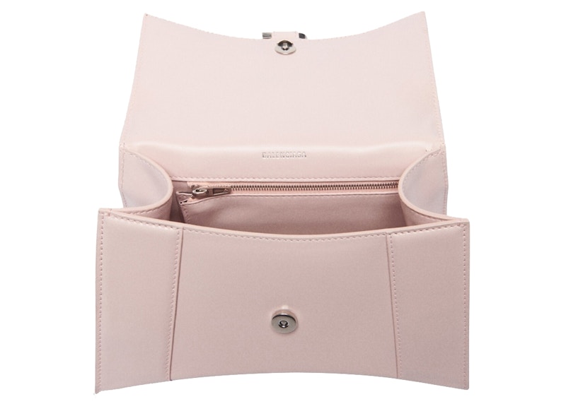 Lookbook Tas Tangan Balenciaga Hourglass Kecil Warna Rosa