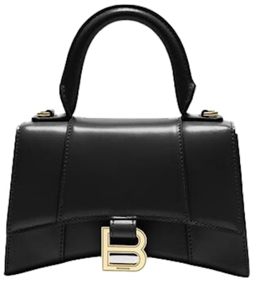Balenciaga Hourglass Top Handle Bag Extra Small Black Buy Balenciaga Hourglass Top Handle Bag Extra Small Black