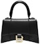 Buy Balenciaga Hourglass Top Handle Bag Extra Small Black