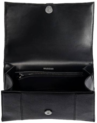 Balenciaga Hourglass Top Handle Bag Medium Black Lookbook Balenciaga Hourglass Top Handle Bag Medium Black